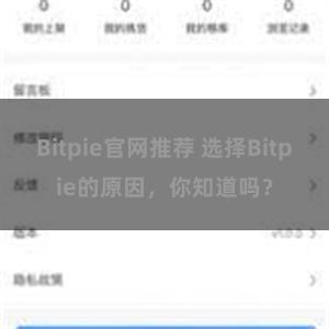 Bitpie官网推荐 选择Bitpie的原因，你知道吗？