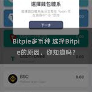 Bitpie多币种 选择Bitpie的原因，你知道吗？