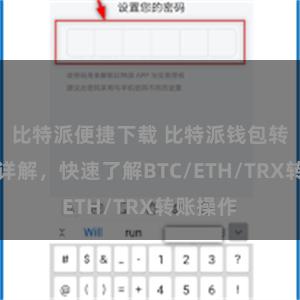 比特派便捷下载 比特派钱包转账教程详解，快速了解BTC/ETH/TRX转账操作