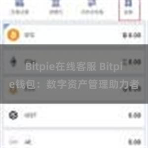 Bitpie在线客服 Bitpie钱包：数字资产管理助力者