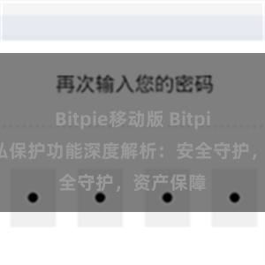Bitpie移动版 Bitpie钱包隐私保护功能深度解析：安全守护，资产保障
