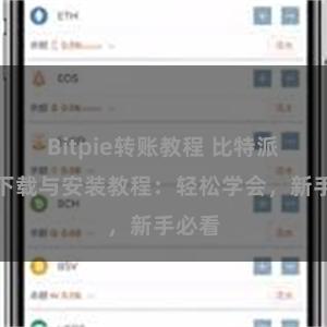 Bitpie转账教程 比特派钱包下载与安装教程：轻松学会，新手必看