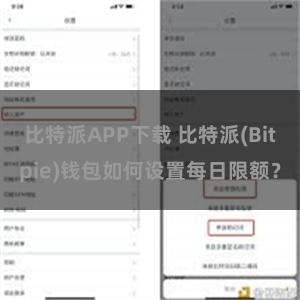 比特派APP下载 比特派(Bitpie)钱包如何设置每日限额？