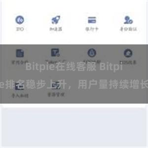 Bitpie在线客服 Bitpie排名稳步上升，用户量持续增长