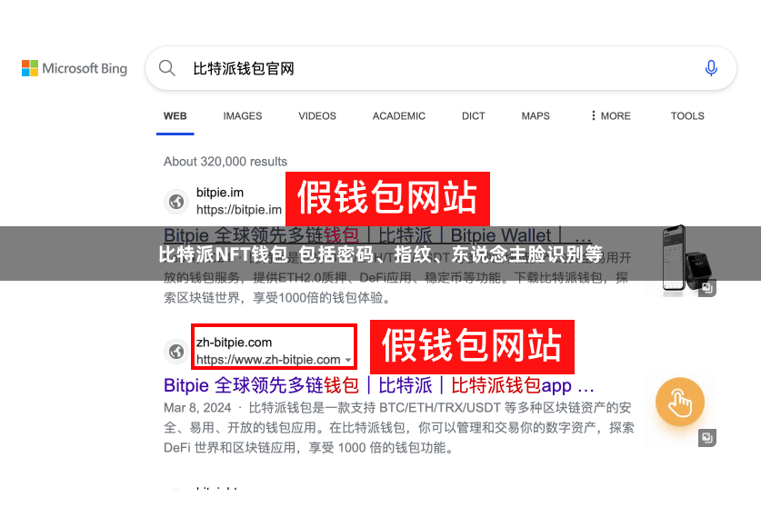 比特派NFT钱包  包括密码、指纹、东说念主脸识别等