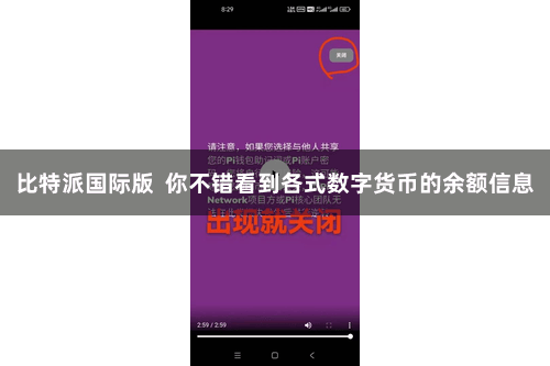 比特派国际版  你不错看到各式数字货币的余额信息